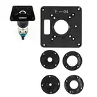 Алюминиевый фрезерный стол, вставная пластина, многофункциональные деревообрабатывающие сверлильные скамейки, флип-доска, верстак, плотник, обрезной станок