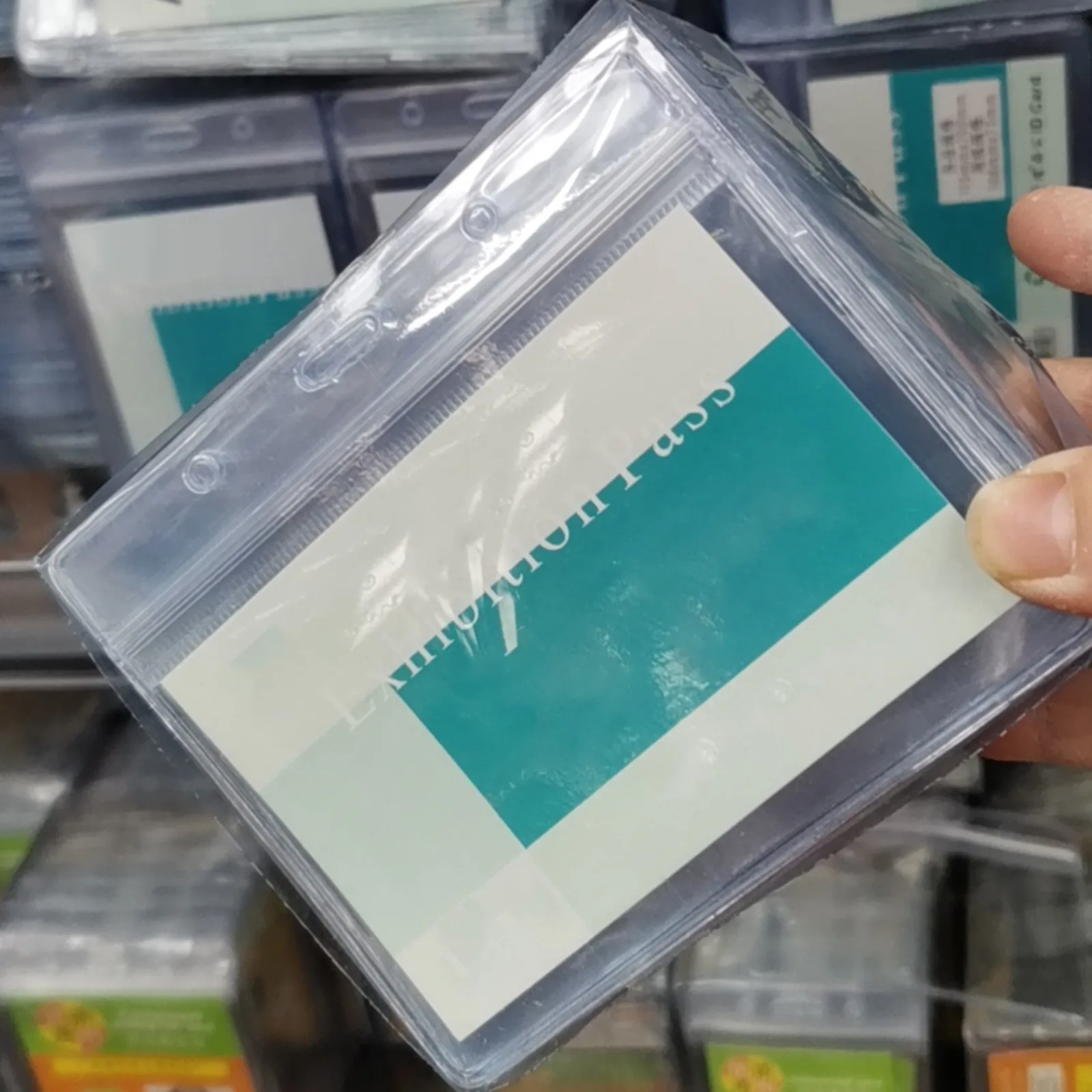 Медицинская карта вакцины карты Защитный чехол Водонепроницаемый ПВХ мягкий для