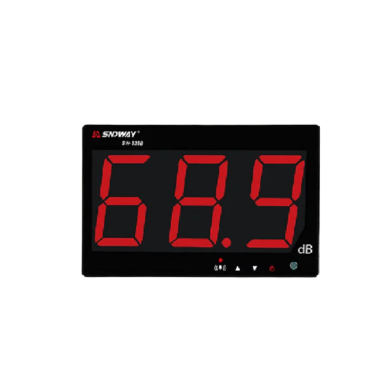 

Digital USB cable power supply large screen digital sound level meter