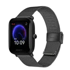 Ремешок для Amazfit Bip U Pro, браслет Миланский в деловом стиле для Huami Amazfit Bip USGTS 22E2 Mini, металлический браслет для наручных часов 20 мм
