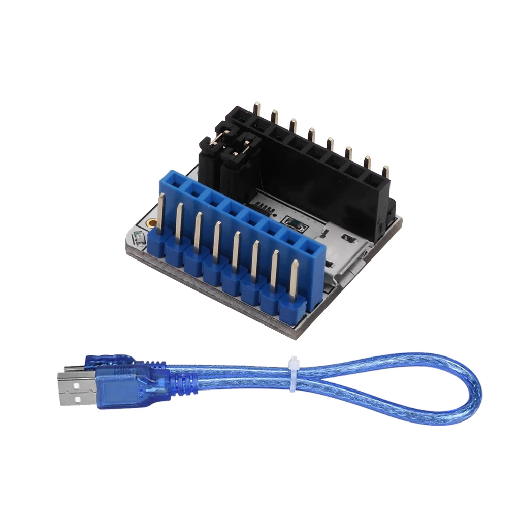 1 шт./лот TMC2208 тестер USB в последовательный порт Модуль для 3D принтера с кабелем -