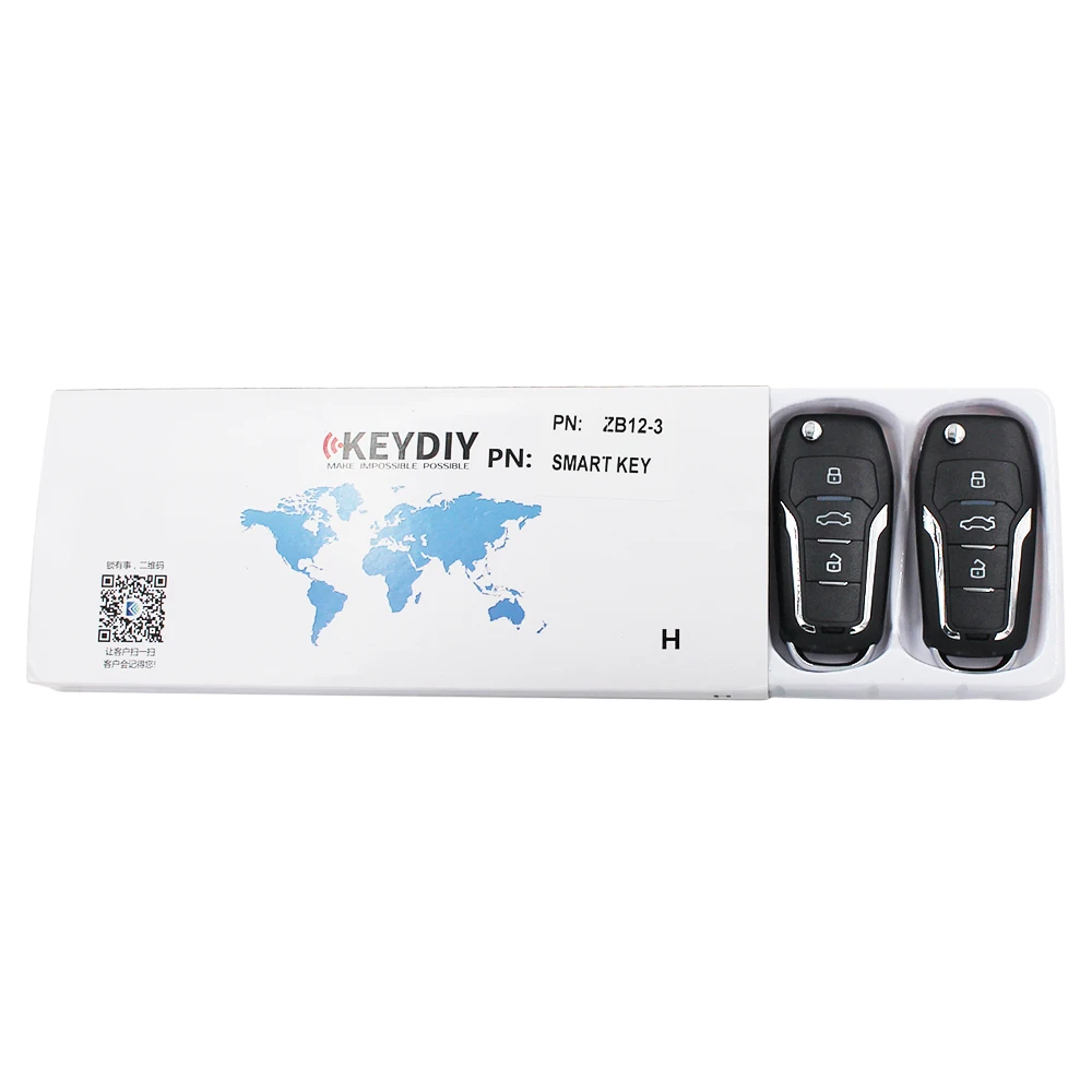 

Universal ZB12-3 KD Smart Key Remote for KD-X2 KD Car Key Remote Replacement Fit More than 2000 Models