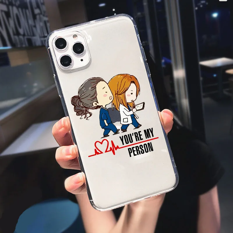 

Greys Anatomy You're My Person Soft Phone Case For iPhone 11 Pro Max 12mini XS Max XR X 12 Pro Max SE 2020 6 6s 7 8 Plus Cover