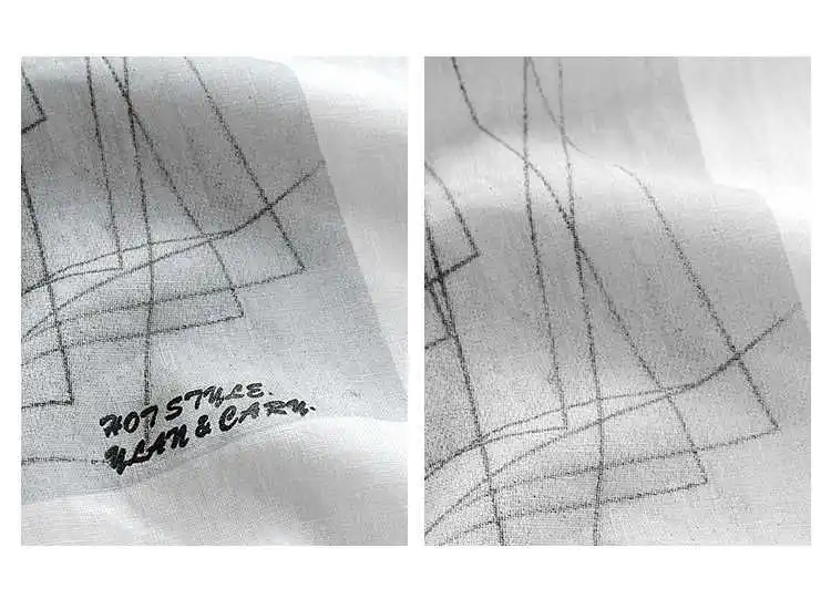 

Men's print short sleeve t-shirt with pattern white summer casual t-shirts men linen cotton o-neck tees and tops for men