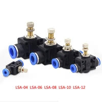 pneumatic control valve flow control valve air flow control valve lsa 4 6 8 10 12mm