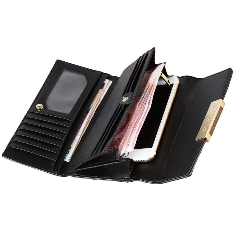 

The new wallet female long leather wallet large-capacity multi-card change key collection bag wallet women forever young wallet