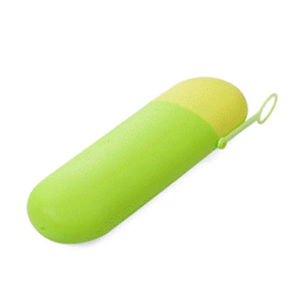 Candy-colored portable wash toothbrush dental kit travel family storage toothpaste box bathroom accessories | Дом и сад