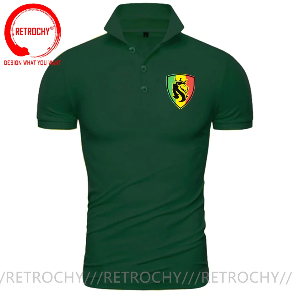 

Рубашка-поло мужская с рисунком растафа, Льва, майка