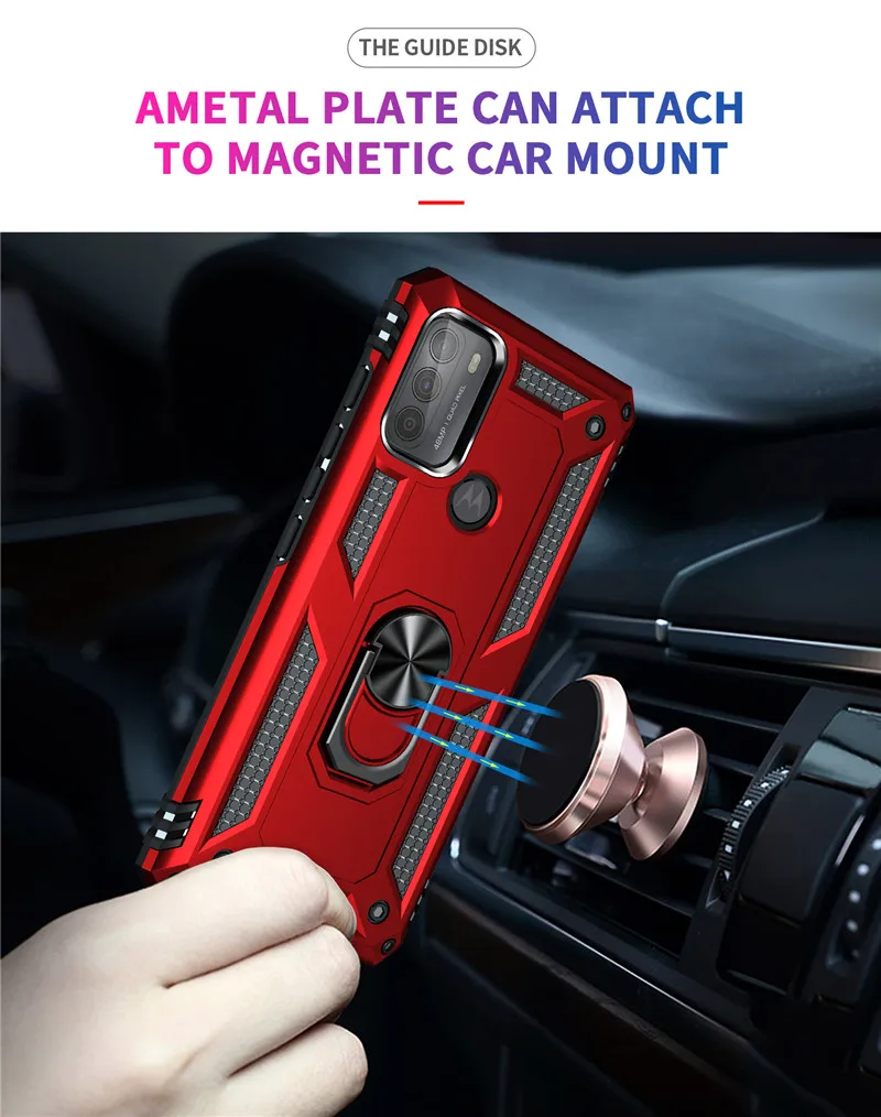 rugged case for motorola g50 g60 g100 anti fall silicone metal magnetic ring armor phone case for moto g10 g20 g30 back cover free global shipping