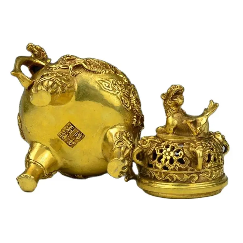 Латунная курильница Tengu медная тарелка счастливый городской дом украшение