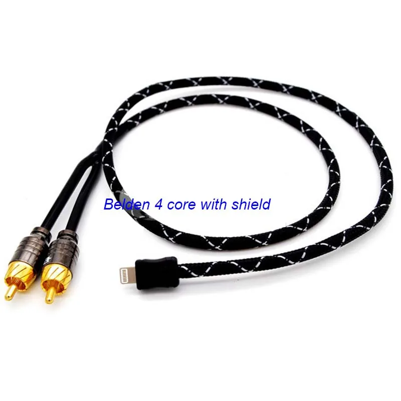 Lusya Aux audio cable Android iphone to 2rca double lotus connected EX25 FX25 G25 FX35 QX50 QX60 qx70 g37 for Infiniti T1261 | Электроника