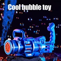 bubble machine automatic bubble toys electric sound and light bubble blower maker kid gatling bubble machine summer outdoor toy