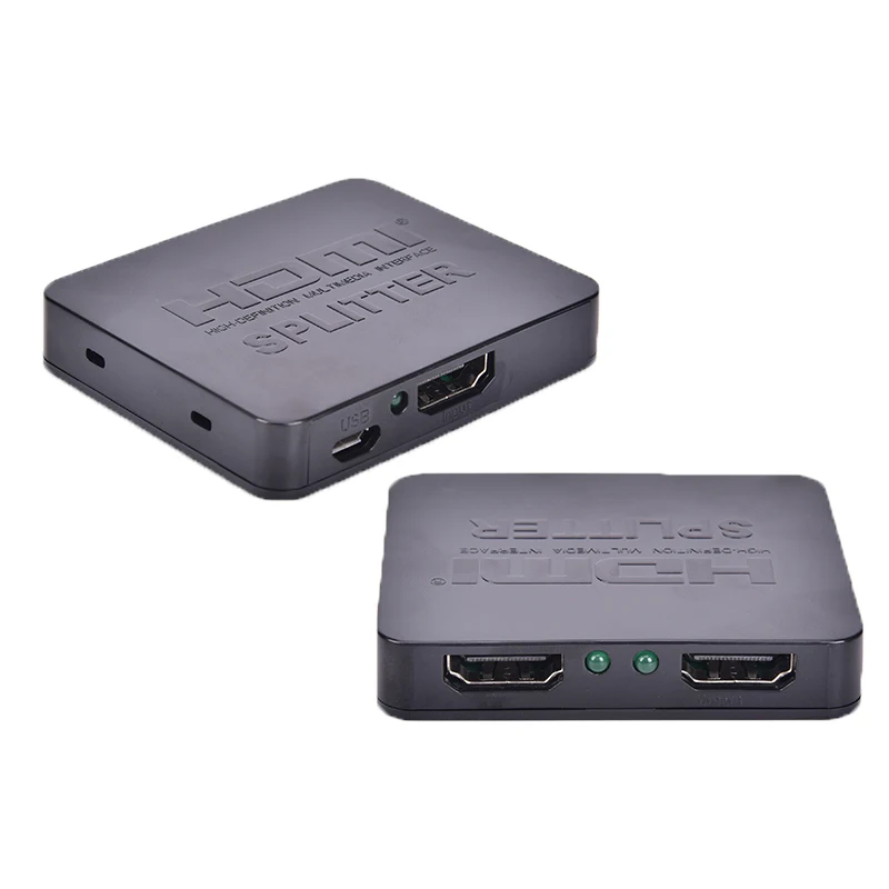 Full HD 4K HDMI-совместимый сплиттер 1X2 2 порта aux кабель ретранслятор усилитель