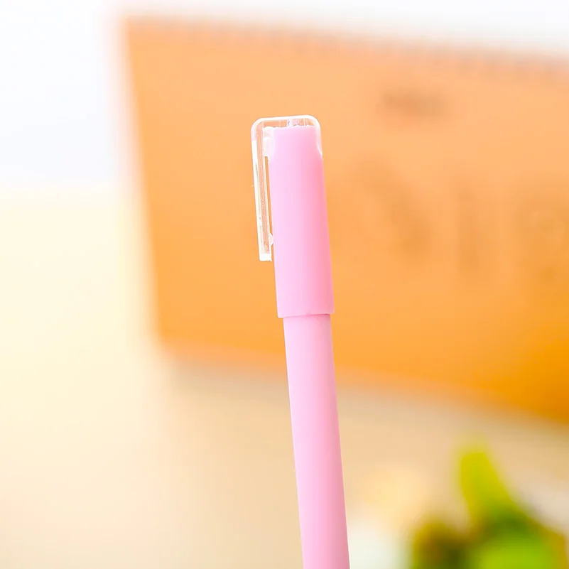 Pink 1 шт. гелевая ручка Kawaii милые конфеты цвет подписи школьные принадлежности чернильные ручки корейские креативные девушки милые канцелярские принадлежности, канцелярские товары - Цвет: Pink