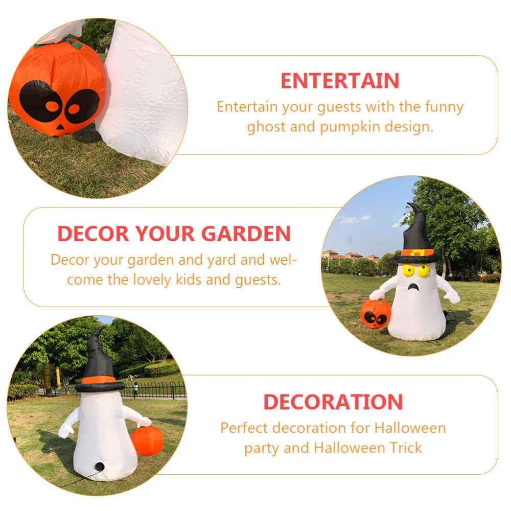 

1 Set Inflatable Pumpkin Model Outdoor Party Decoration (US Plug)