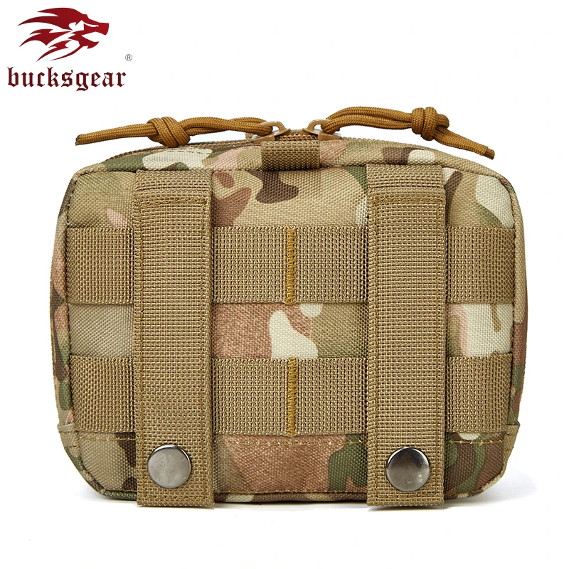 Military Camouflage Map Bag Storage Accessory Pouch On Backpack Vest Army Battlefield Light Weight Bag for Outdoor Hunting