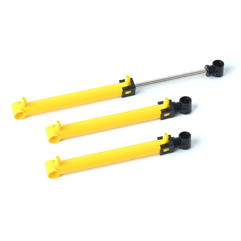 

1Piece Yellow Pneumatic Cylinder 1 x 11 with 2 Stepped Inlets [V2] Compatible with High-Tech 19476 Blocks Bricks Parts Toys