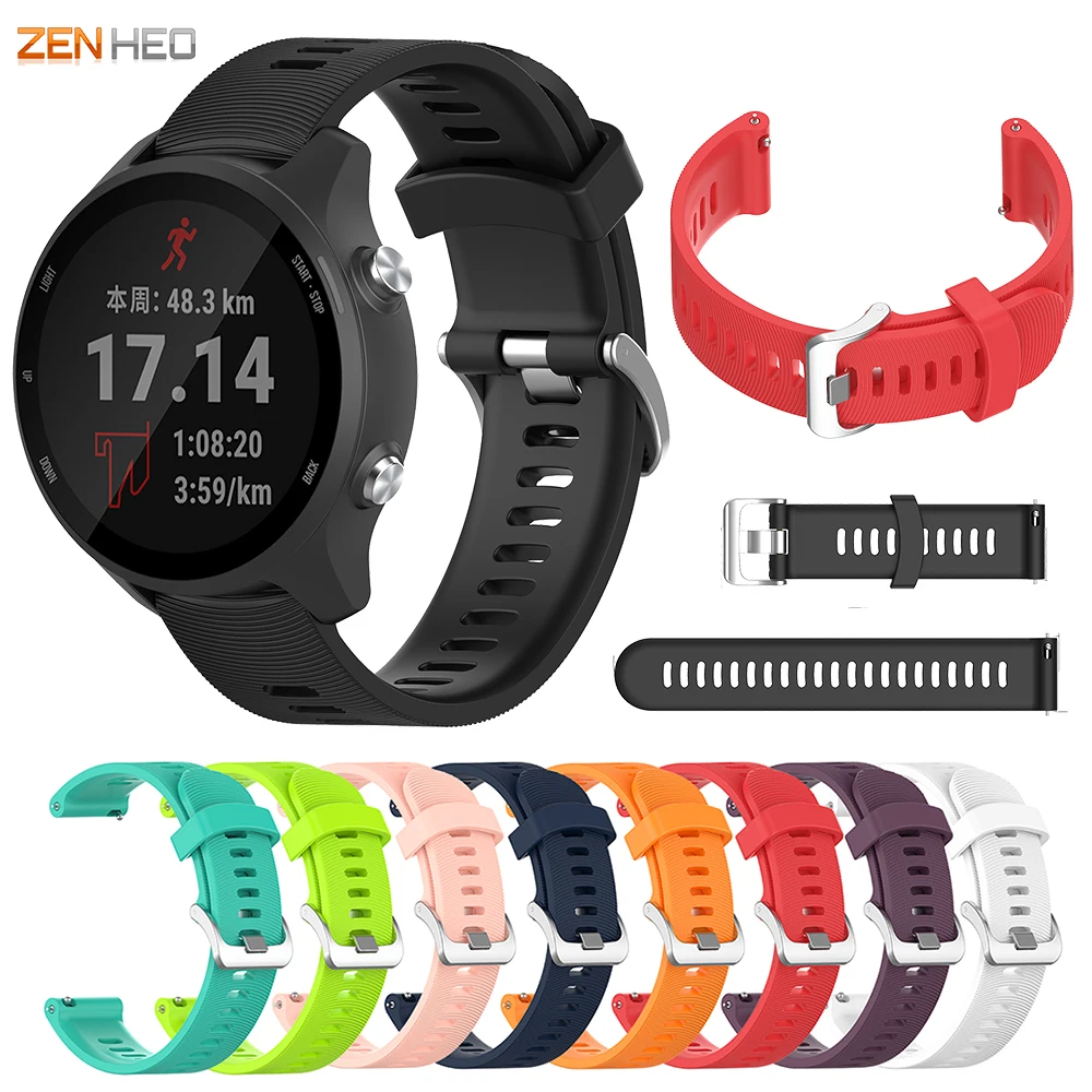 

Силиконовый ремешок для смарт-часов Garmin Forerunner 245 245M 645 замена ремешок для смарт-часов Garmin Vivoactive 3/Вену кв Смарт ремешок для наручных часов