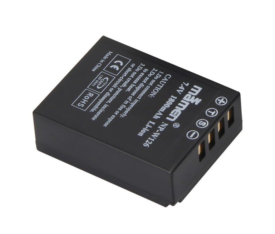 Mamen 4 шт. NP-W126 NPW126 NP-W126S цифровой Батарея для fuji плёнки X Pro2 Pro1 E1 E2 E2S 100F M1 A1 A2 T1 T2 T10 T20 батареи
