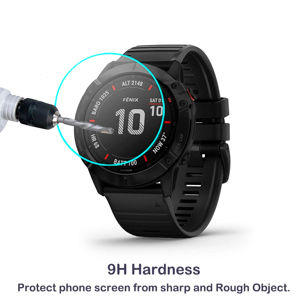 Защитная пленка для экрана Garmin Fenix 6 6s 6x Pro 2 упаковки сапфир Солнечная GPS 2.5D