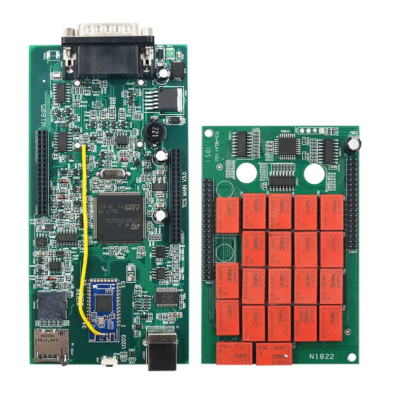 Автомобильная диагностика для Delphi CDP TCS DS150E BT двойная зеленая печатная плата V3.0 Real