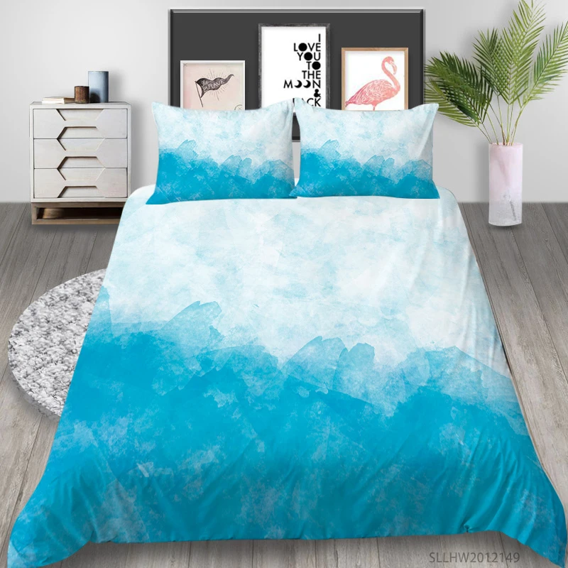 

3D Luxury Bedding Set Oil Painting Duvet Cover Set Home Decoration 2/3 Pcs Polyester Bed Set Dropship Hotsale