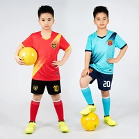 custom kids soccer jerseys suit boys football uniforms futebol shirt sets soccer kit children girls sportswear clothing