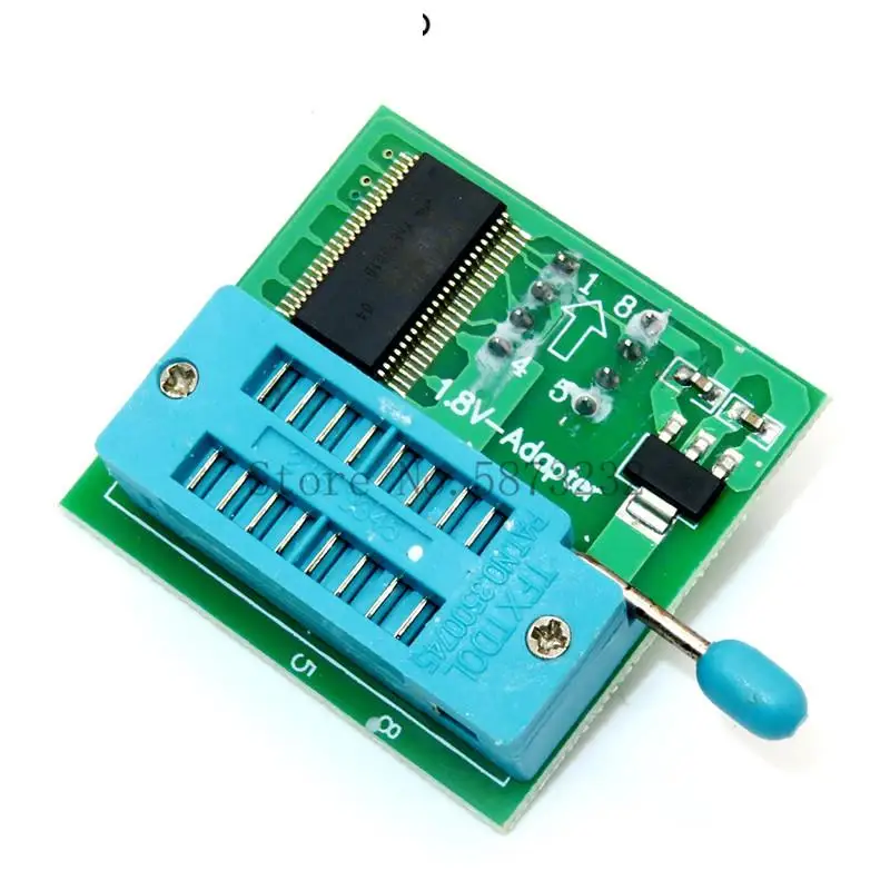 Адаптер 1,8 в для Iphone или материнской платы, 1,8 в, SPI Flash SOP8, DIP8, W25, MX25, используется на программаторах TL866CS, TL866A, EZP2010, EZP2013, CH341