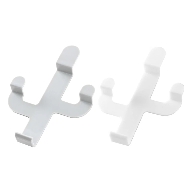 

Cactus Shaped Hooks Self Adhesive Clothing Display Rack Key Holder Wall Hook Coat Hanger Room Decor