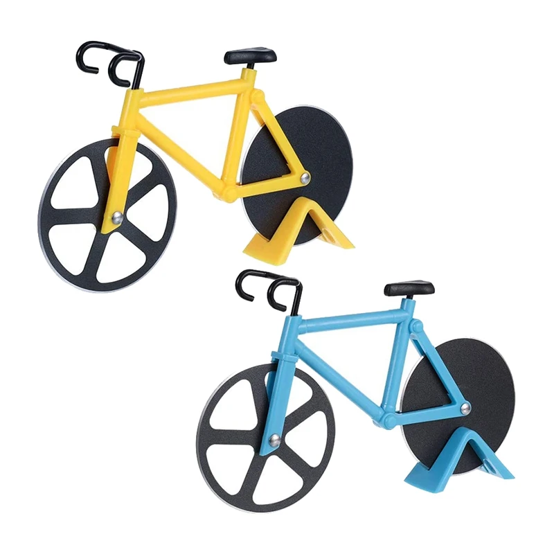 2 шт. в упаковке для велосипеда пиццы нож форме мотоцикла колесо - Цена: 1467.61