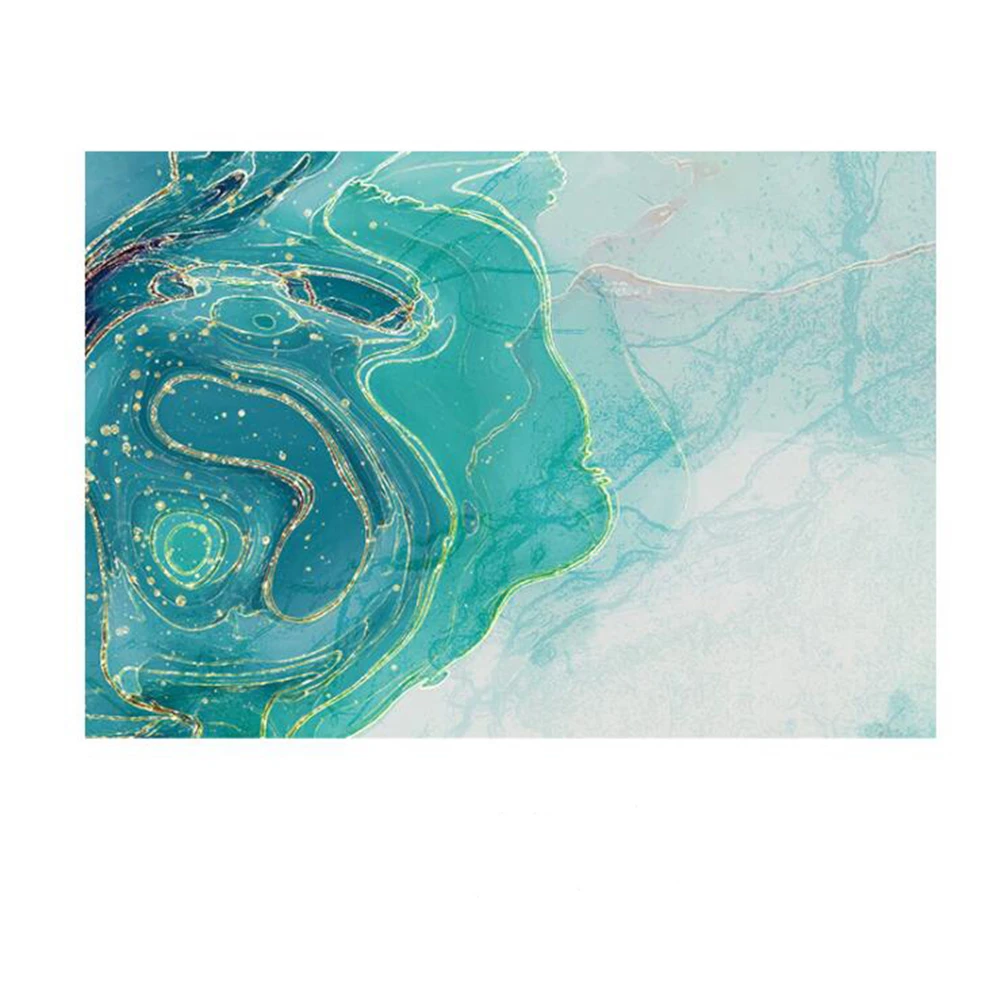 Кожаная обеденная подставка в скандинавском стиле двухцветный коврик для