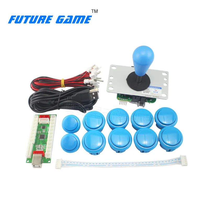 Набор игровых автоматов сделай сам с нажимной кнопкой в синем стиле американский