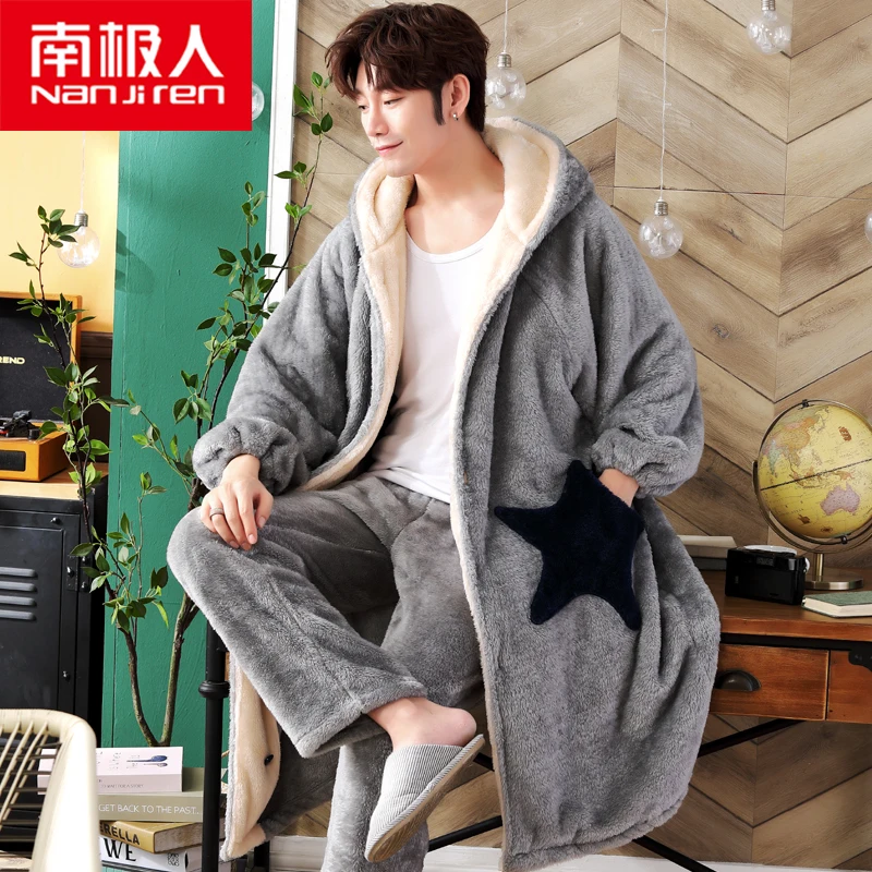 Cartoon Pajamas Set Plus Size Couple Winter Fashion Men Jumpsuit Pajama Set Men Warm Loungewear Matching Pijama Underwear Eg50sy
