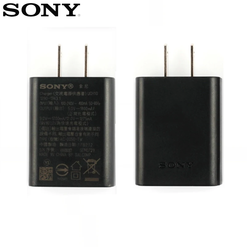 Адаптер для быстрой зарядки UCH10 Sony Xperia E5 C5 Ultra Z5 Premium J5 Compact XA XZ Pro PY7 21831A|Зарядные
