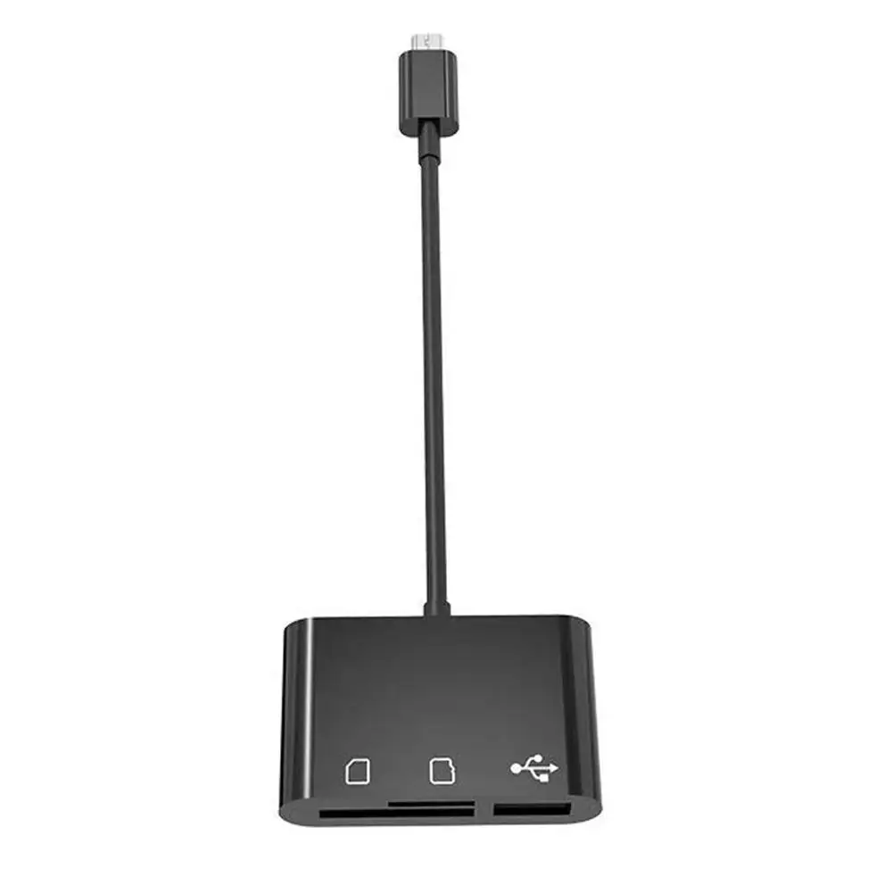 3 в 1 мульти микро USB 2 0 OTG Хост-адаптер кабель TF SD концентратор-картридер памяти для