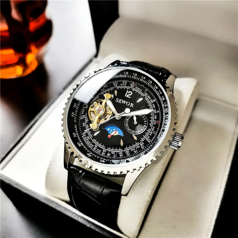 

1963 Watch Pilot Military 40mm Automatic Mechanical Flight Aviation 1963 Chronograph Tough Guy Luxury Personality Men Watches