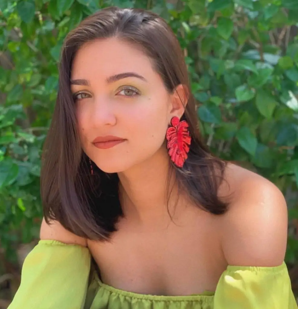 Серьги подвески с бусинами ручной работы в стиле бохо большие листья 2020 для