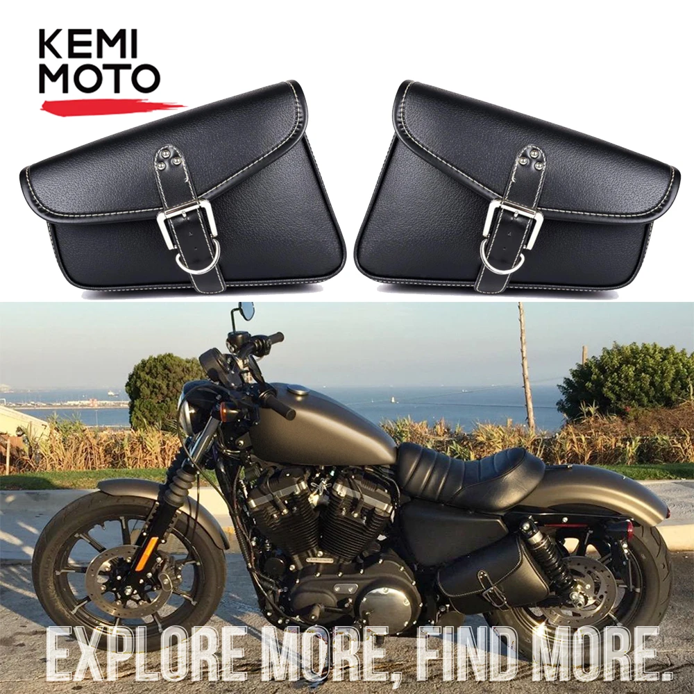KEMIMOTO седельная сумка для мотоцикла Harley Davidson Новое поступление из искусственной