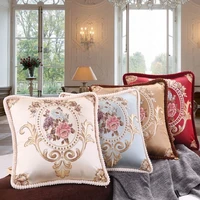 luxury european pillow case 30 pattern embroidery floral designer modern navidad cushion covers for living room sofa decorative