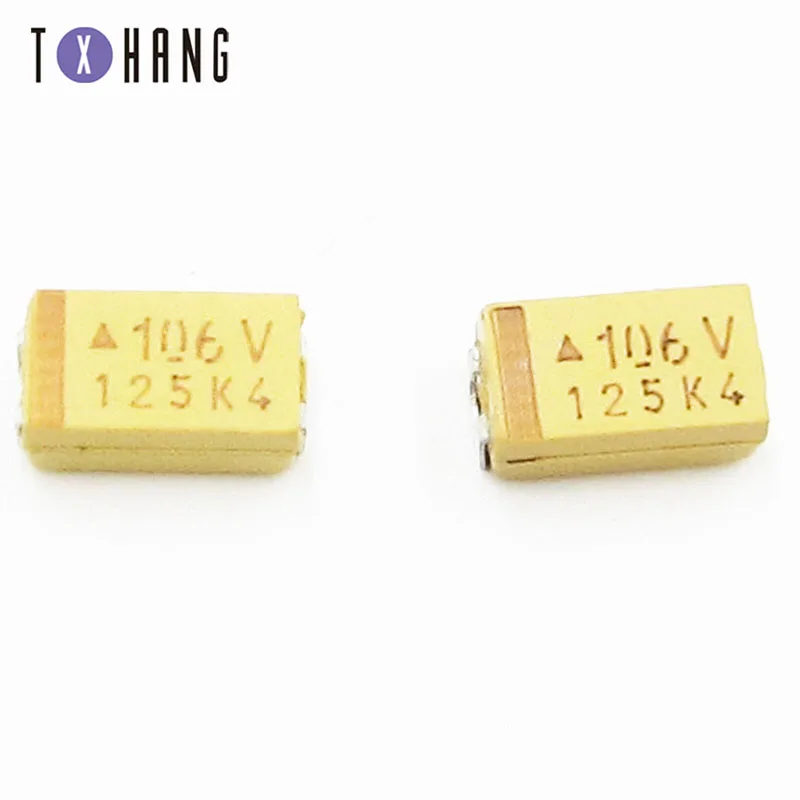 10 шт. C6032 типа C Тантал конденсатор SMD 6032 чип мкФ 35V AHS diy Электроника|Конденсаторы| | - Фото №1