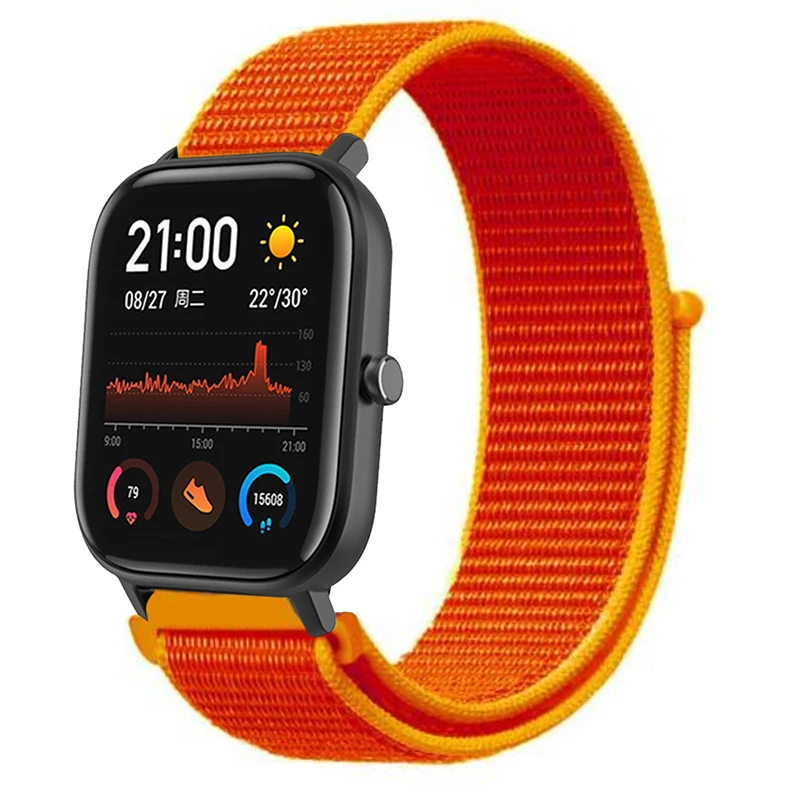 Холст Волшебная наклейка ремешок для Amazfit GTS сменный ремешок для часов Huami Amazfit GTS холст Смарт часы ремешок аксессуары