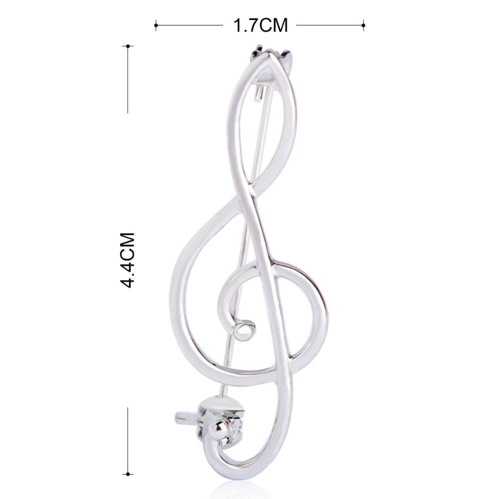 Брошь для нот в простом стиле и корсажное золото большие броши специальная