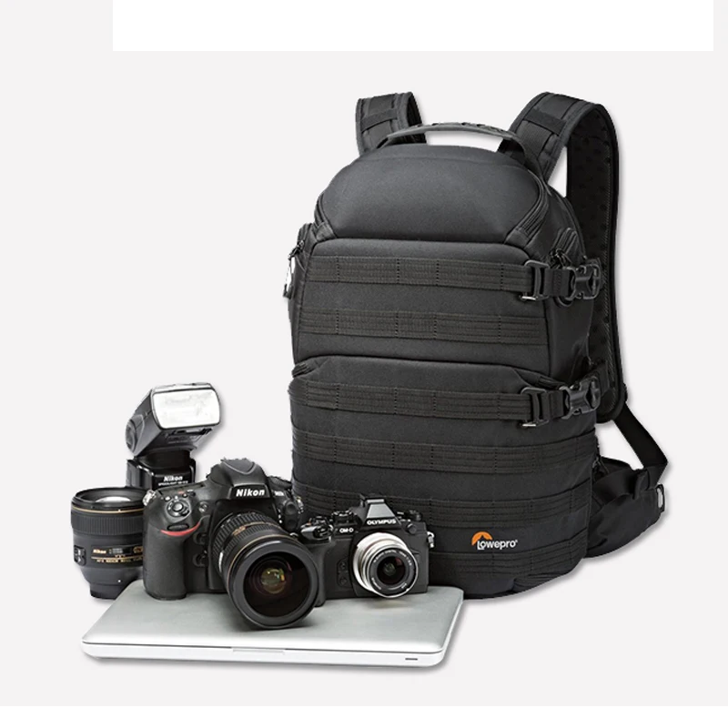 Hot Lowepro ProTactic 350 AW DSLR Camera Photo Flash Case Bag And Laptop Backpack