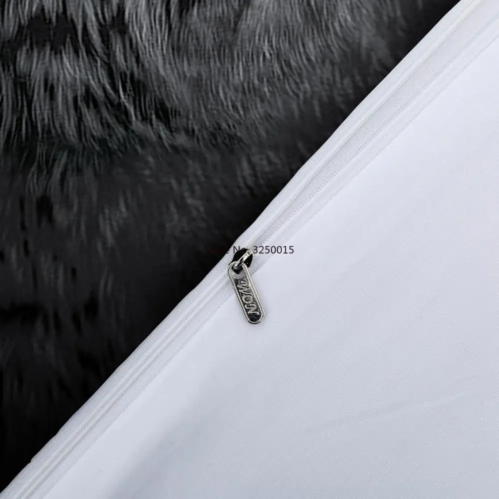 Пододеяльник с 3D рисунком животных комплект черного цвета односпальный двойной