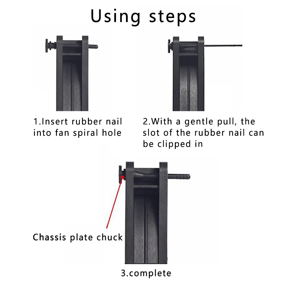 4 шт./компл. в сборе прочный коврик PC резиновый винт компьютерные компоненты мини