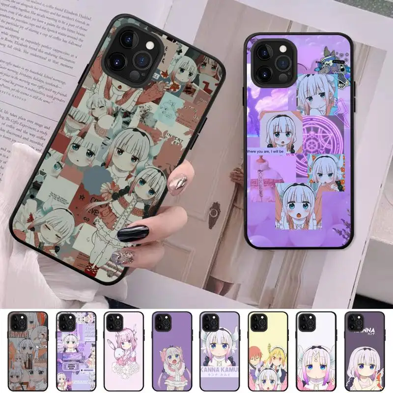 

Miss Kobayashis Dragon Maid Anime Phone Case For iPhone 13 11 8 7 6 6S Plus X XS MAX 5 5S SE 2020 XR 11 pro DIY Funda