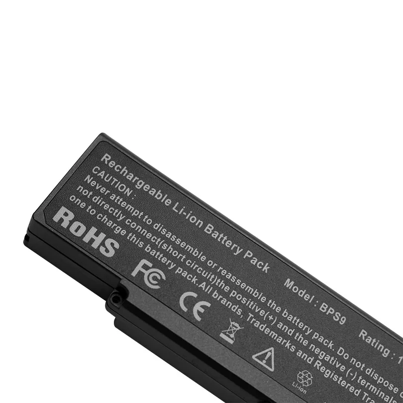 Apexway Серебряный 6 ячеек 4400 мАч аккумулятор для ноутбука Sony BPS9 BPS9/B Φ BPS9A/B Φ/B|laptop battery