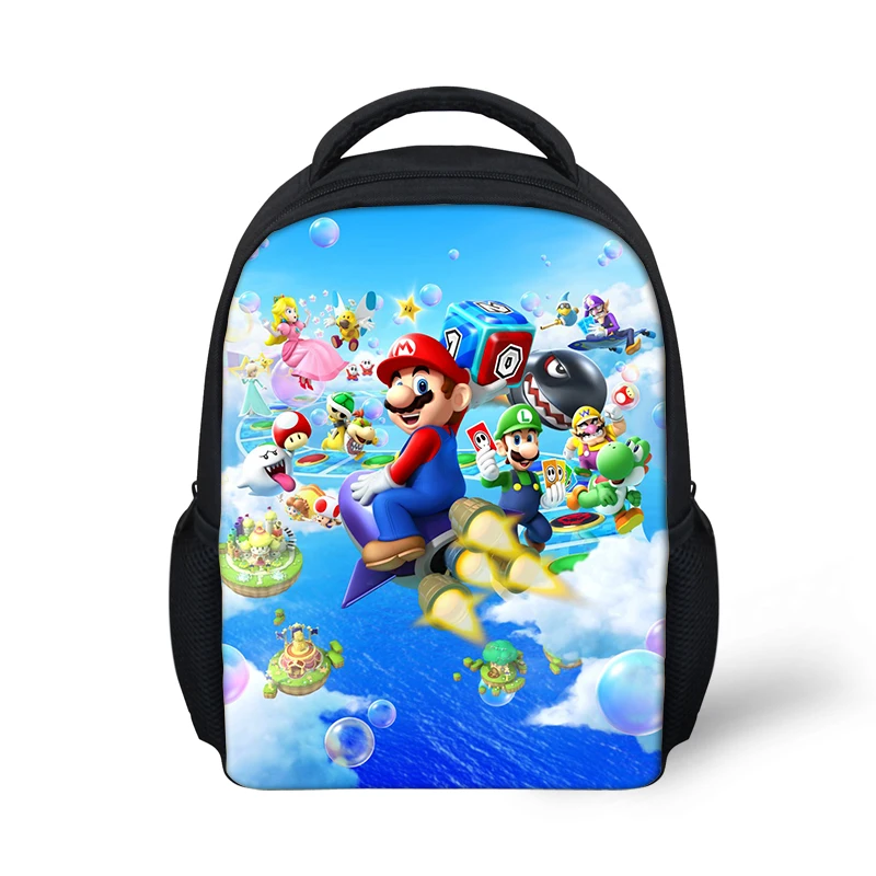 HaoYun Fashion Kindergarten Backpack Cartoon Super-Mario-Pattern Kids School Book Bags Hot Game Design Boys Girls Small Bags