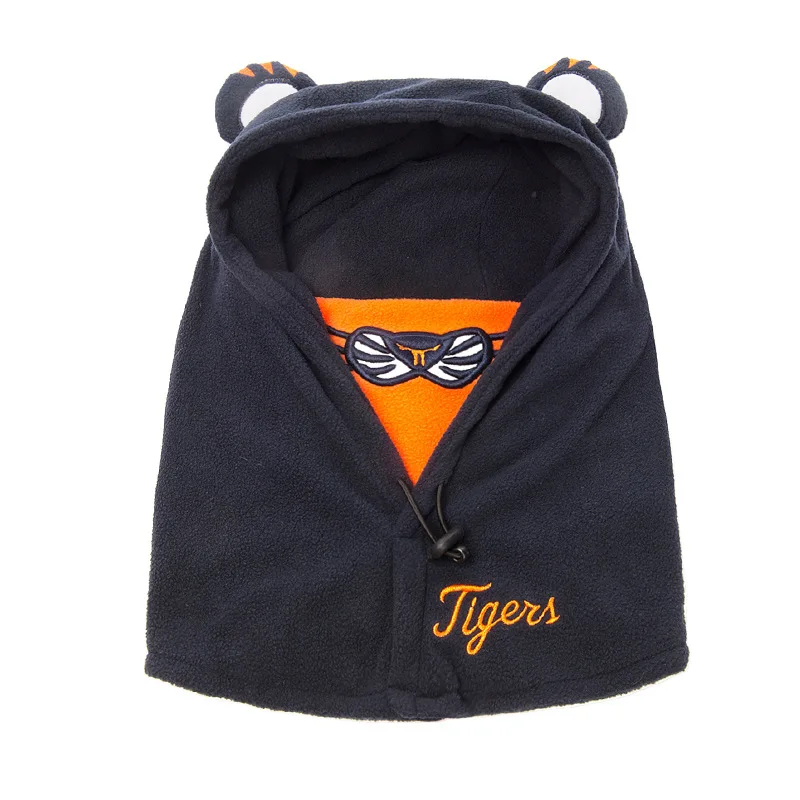 Hat Tiger Зимняя детская шапка с рождественским оленем, детская бархатная шапка кораллового цвета с капюшоном, детская шапка в масках для От 1 до 10 лет, шапка для мальчиков и девочек, шапки - Цвет: Hat Tiger