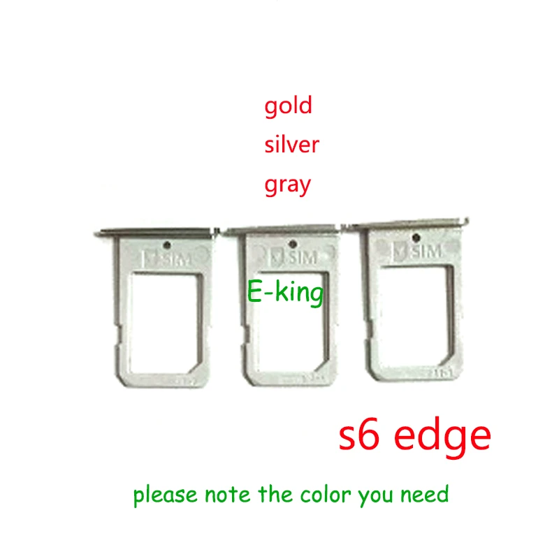 Для Samsung Galaxy S6 S7 Edge слот для Sim-карты лоток держатель Sim кардридер гнездо |